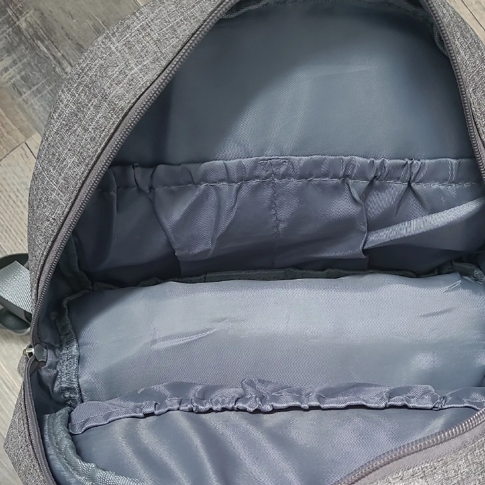 Gray Colorland Insulated Diaper Backpack Bag